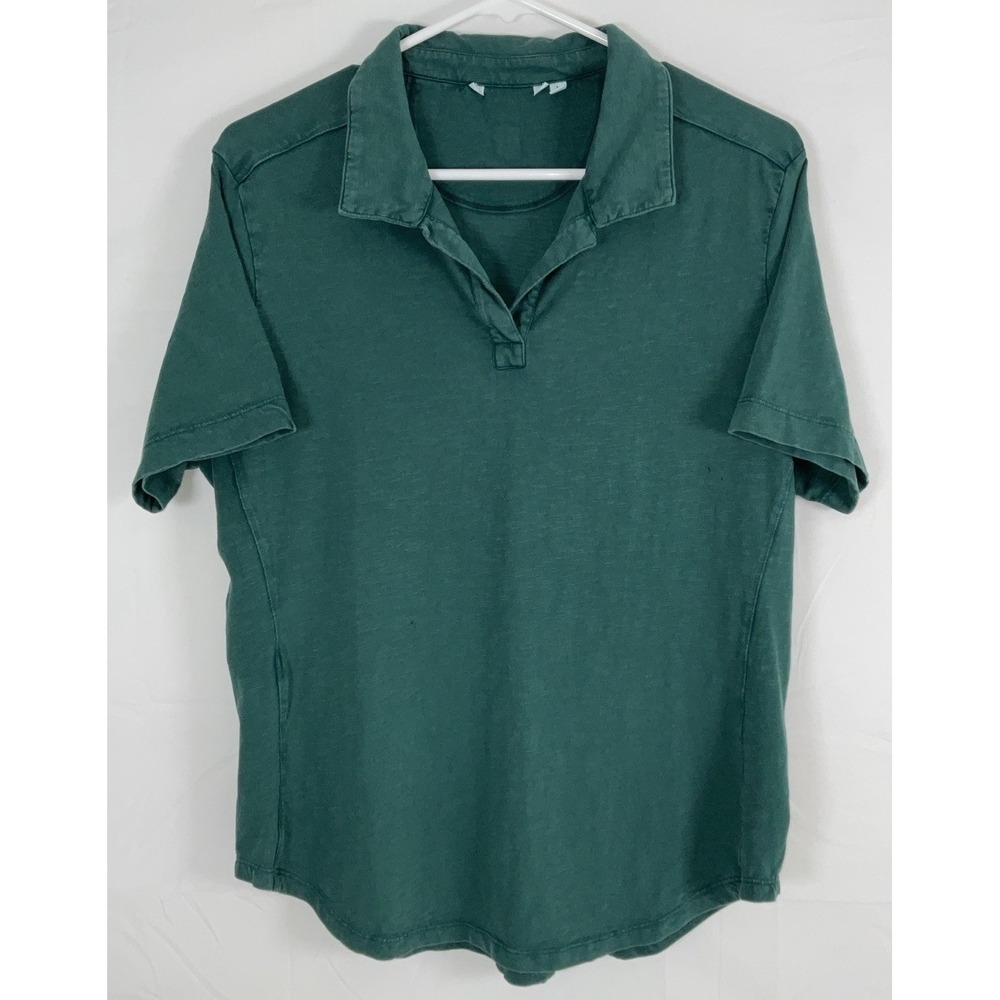 NWOT Women's Johnnie-O Golf Polo Shirt - Coastal Wash -‎ Forest Green - Large
